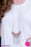 Tribal Fusion - Orange Necklace - Box 4 - Orange