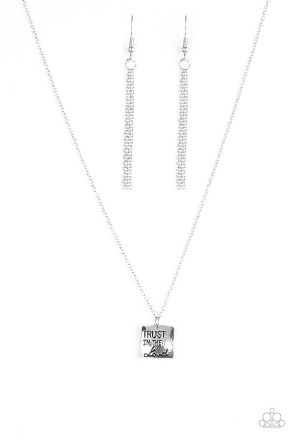 Trust In Faith - Silver Necklace - Box 7 - Silver