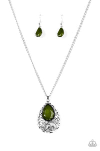 Voguish Vanity - Green Necklace - Box 4 - Green