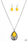 Voguish Vanity - Yellow Necklace - Box 2 - Yellow
