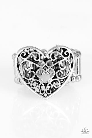 What A Heart - Silver Ring - Box 12