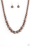 You Had Me At Pearls - Brown Necklace - Box 2 - Brown